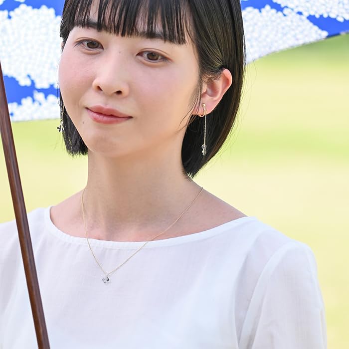 HARIO × イイダ傘店 ネックレス アジサイ (ハリオ イイダ傘店)