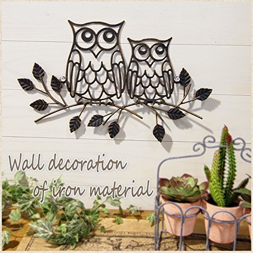 村田屋産業 オウルウォールデコレーション 6837 w33×h21cm