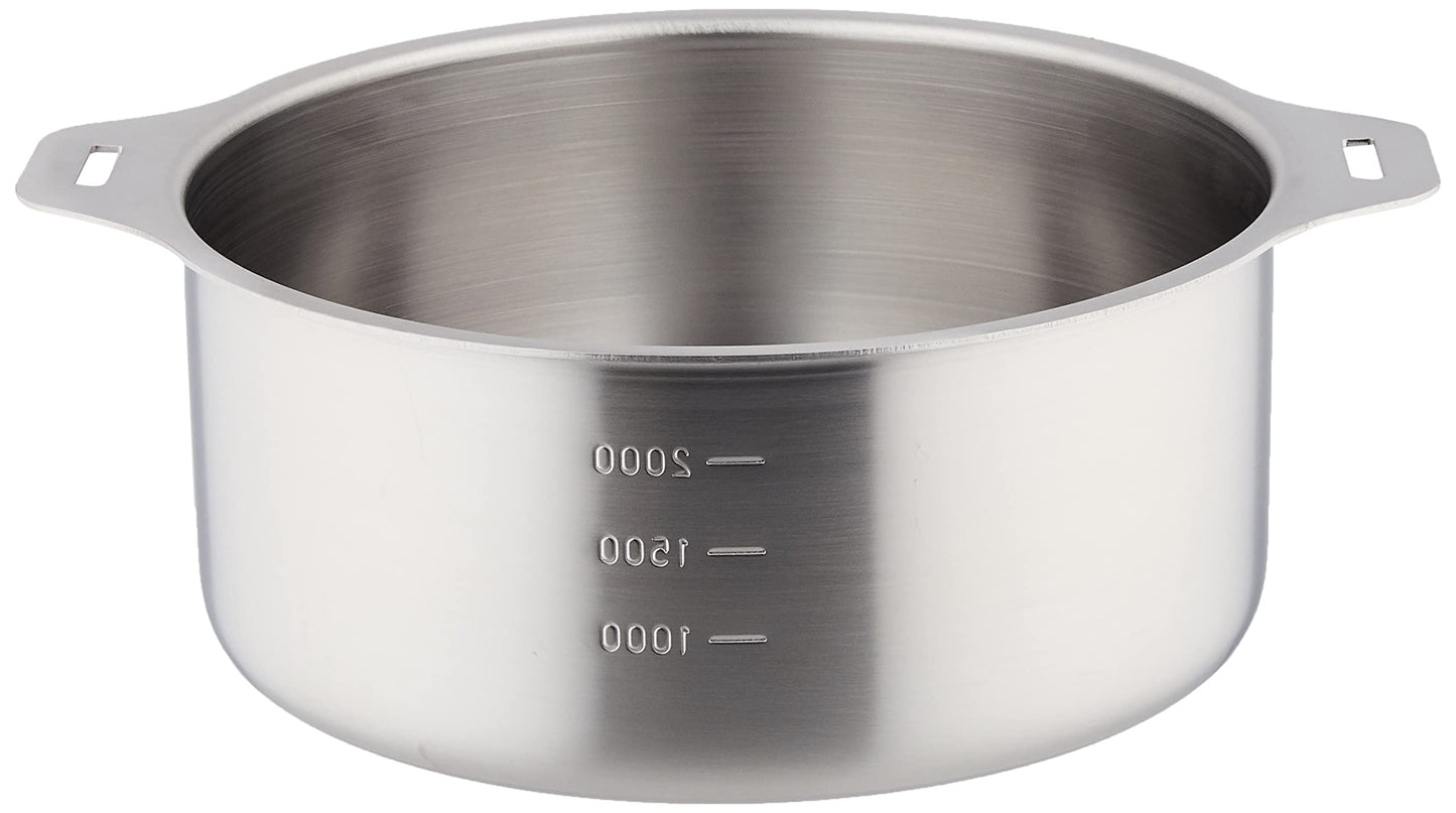 和平フレイズ 燕三条 取っ手が取れる 鍋 2点 セット 18cm 20cm & 蒸し台 18cm ステンレス IH対応 燕三(えんぞう) EM-030