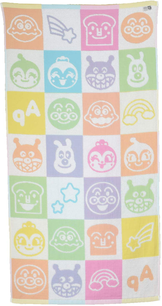 ナストーコーポレーション 無撚糸ガーゼ バスタオル それいけ! アンパンマン 60×115cm 2885025
