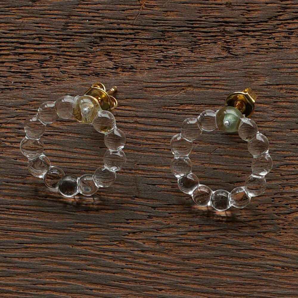 HARIO Lampwork Factory ハリオランプワークファクトリー ピアス スモールサークル HAW-SC-002P