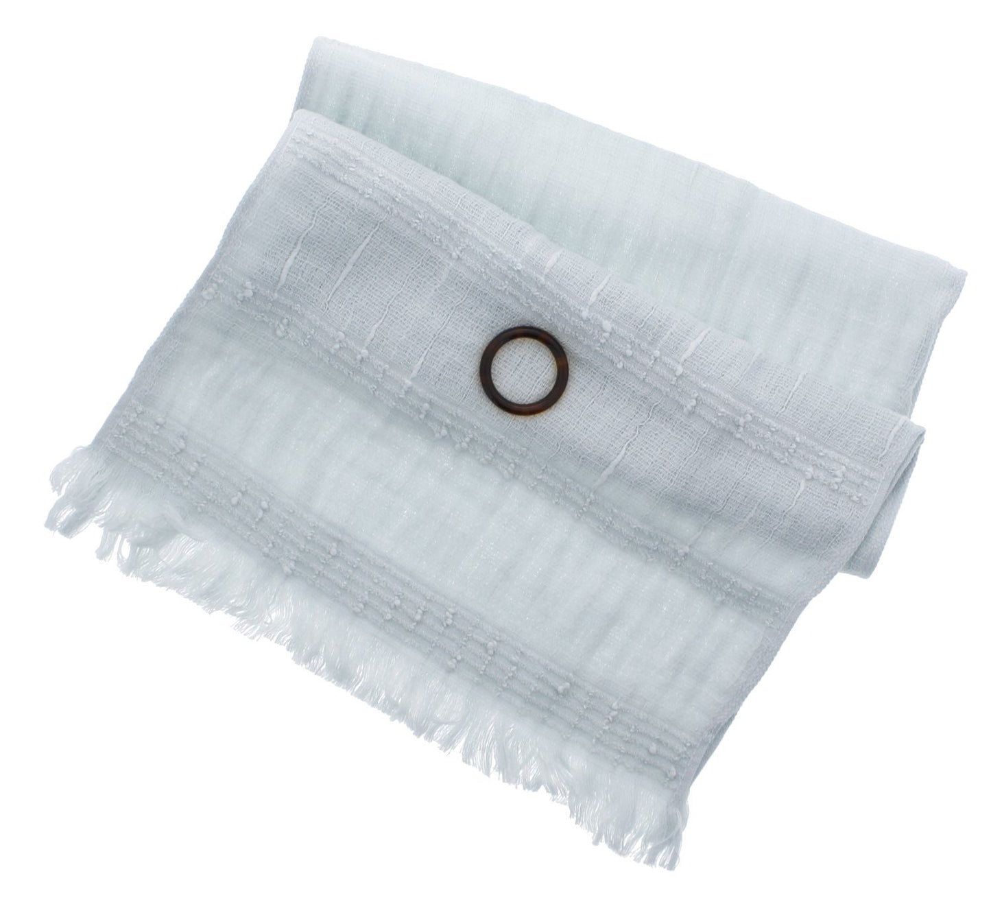 オリム ストール UV 今治タオル たおるマフラー ミニ 日本製 グレー CU-800