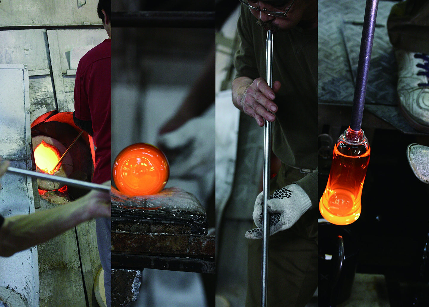 廣田硝子(Hirota Glass) そば猪口 大正浪漫硝子 水玉 TR-33-2