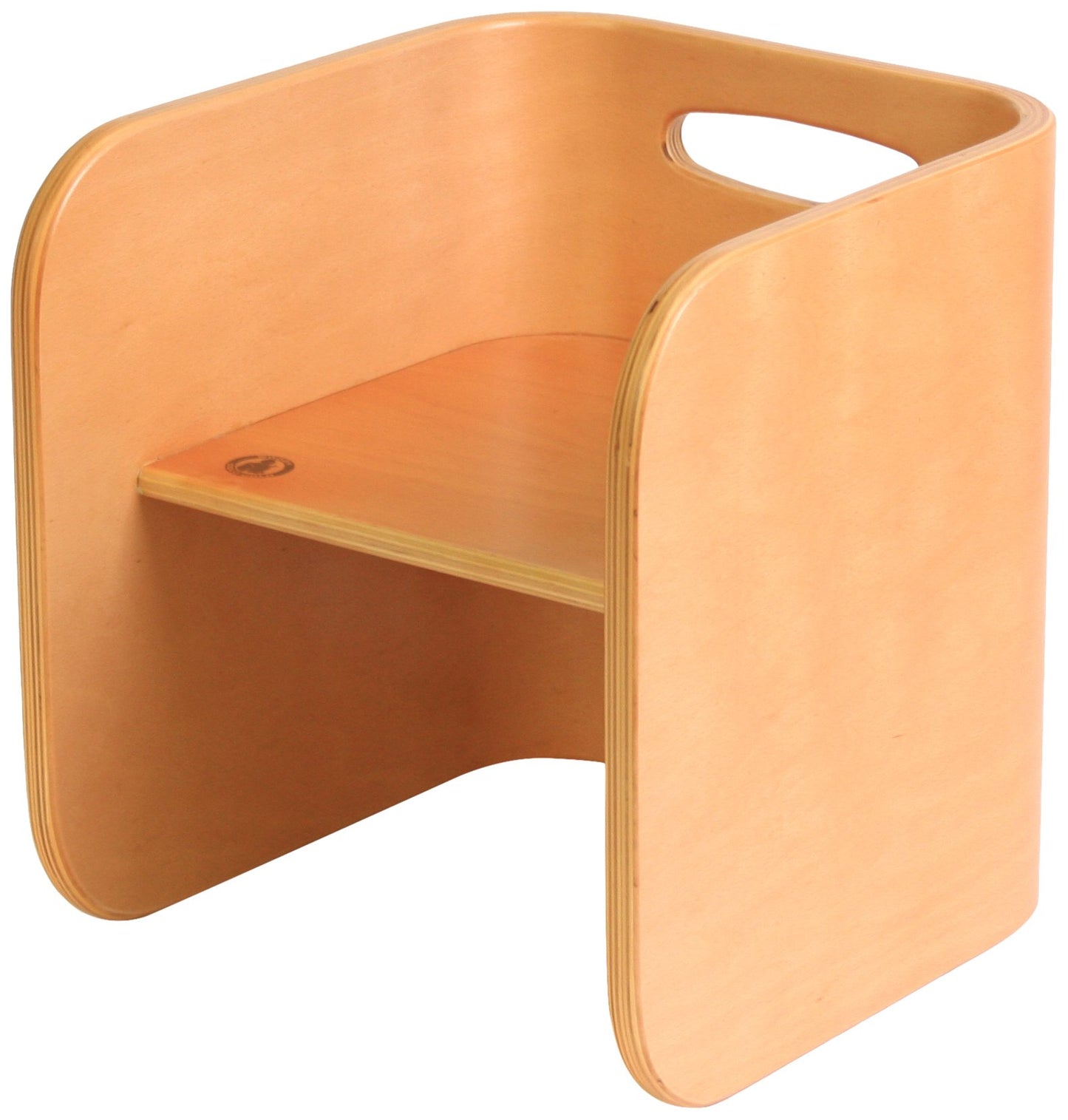 HOPPL(ホップル) コロコロチェア&デスク コロコロチェア アイボリー ビーチ・カバ材 CL-CHAIR-IV