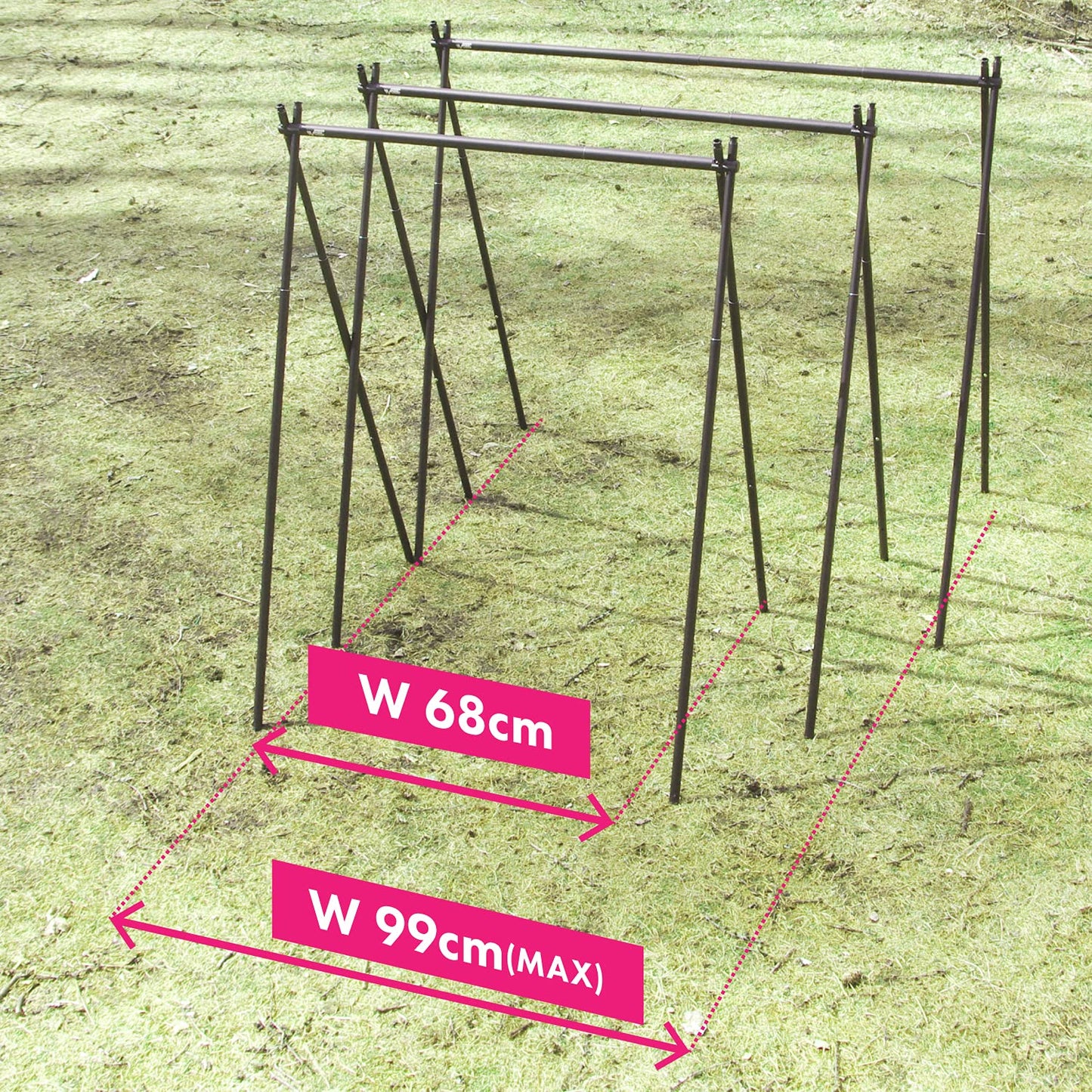SINANO WORKS アウトドア用ハンガーラック SNIPE HANGER ブラック