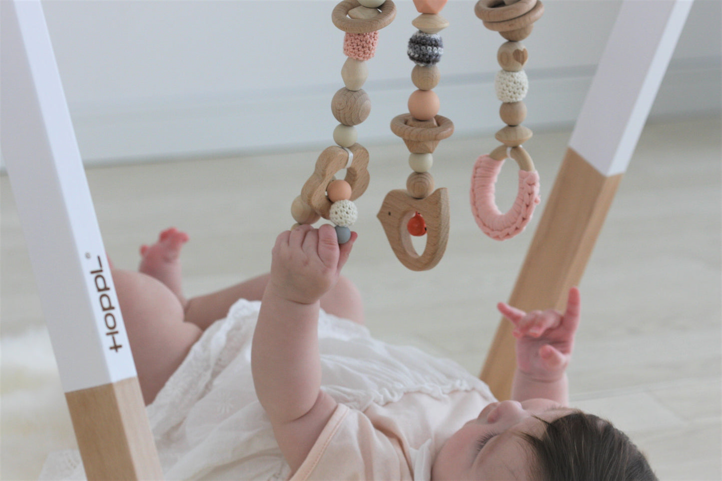 HOPPL ベビージムセット ホワイト/ピンク BTL-BGS-WH-PI