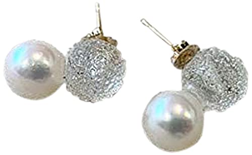 ハリオ HARIO Lampwork Factory ハリオ ランプワークファクトリー ピアス スノーパール K10 アコヤ真珠 パール 本真珠 ピアス ガラス製 10金 アクセサリー ジュエリー ハンドメイド HAPR-SP-002P-K10