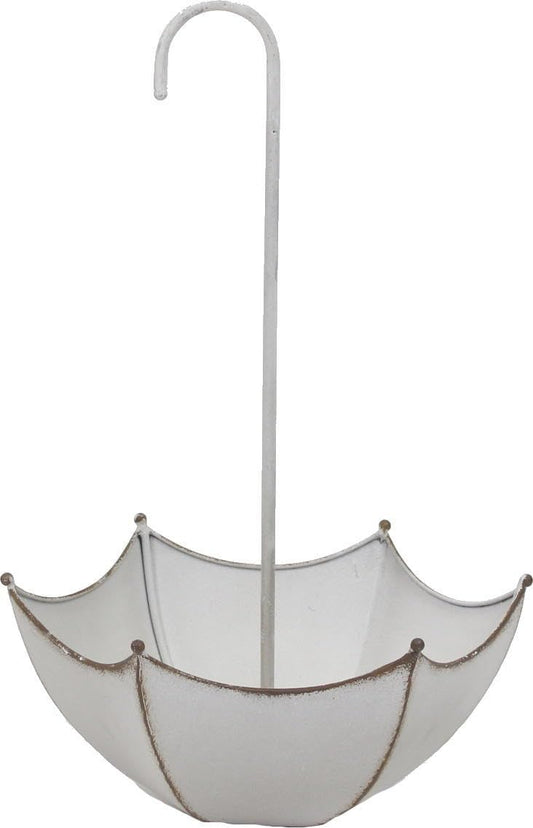 プランター かわいい おしゃれ フラワーポット 鉢カバー 吊り下げ用プランター 傘 Tinハンギングポット アンブレラ (E)