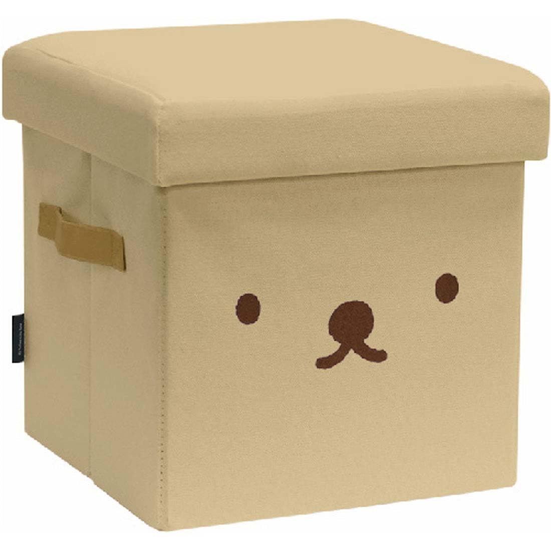 オカトー(Okato) ミッフィー boris 収納 椅子 スツール 16.5L ベージュ 取っ手付き 幅28.5×奥行28.5×高さ29cm