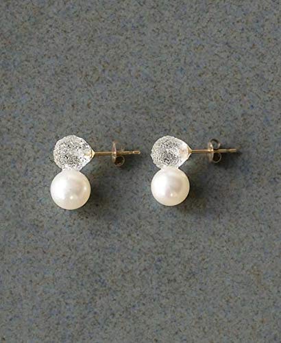 ハリオ HARIO Lampwork Factory ハリオ ランプワークファクトリー ピアス スノーパール K10 アコヤ真珠 パール 本真珠 ピアス ガラス製 10金 アクセサリー ジュエリー ハンドメイド HAPR-SP-002P-K10