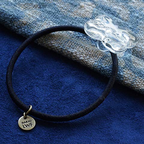 ハリオ HARIO ヘアゴム ホワイトフラワー HAP-WF-003H