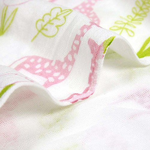 オルネット Hug Me OGおくるみ3重ガーゼケット ジラフ ピンク OGHW0816PK