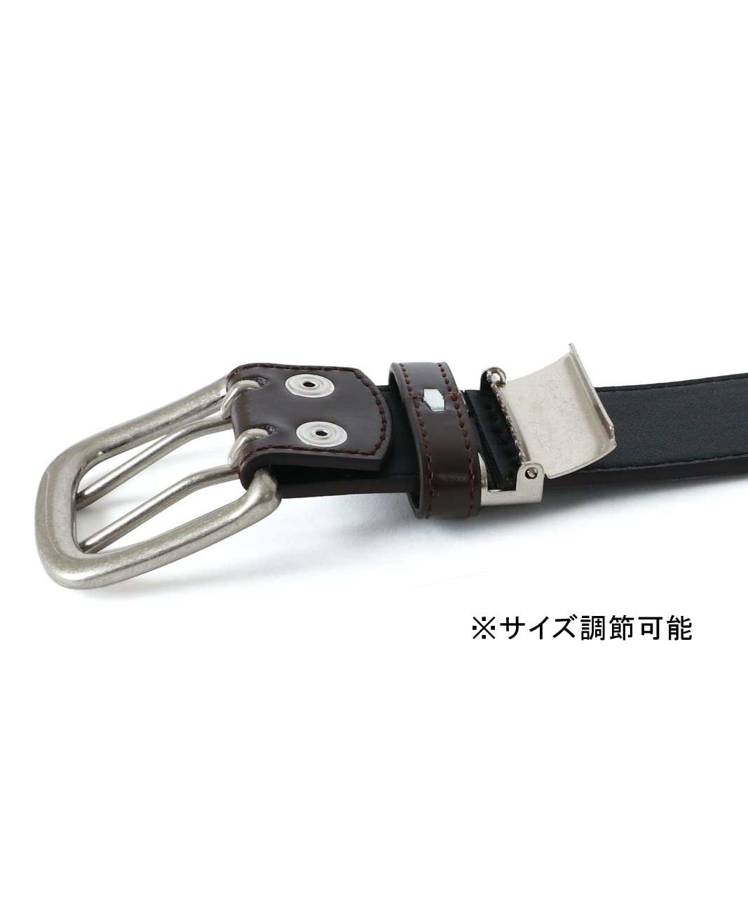 [リーバイス] ベルト メンズ ダブルピン 合成皮革 カジュアル おしゃれ プレゼント レッド Free