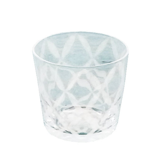 廣田硝子(Hirota Glass) そば猪口 大正浪漫硝子 つなぎ格子 TR-33-6