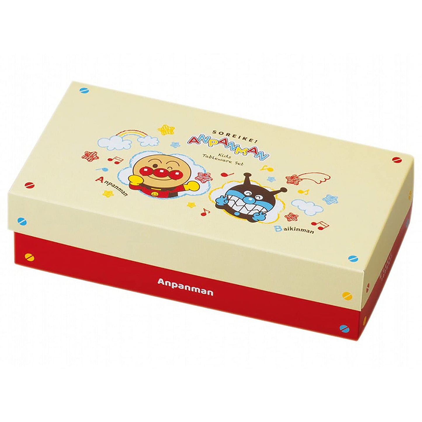 金正陶器(Kaneshotouki) 「 それいけ!アンパンマン 」 食器 ギフト セット なかよしシリーズ 066740 ホワイト 30.5ｃｍ
