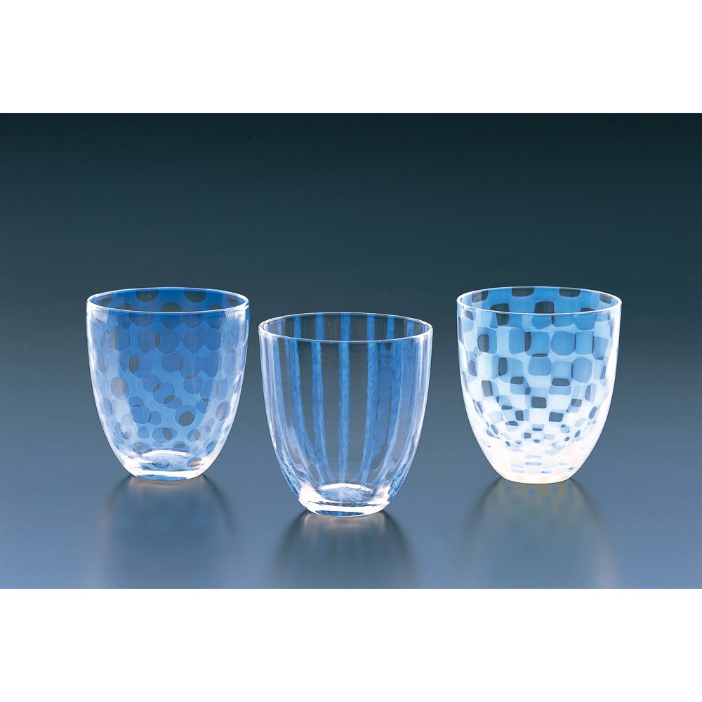 廣田硝子 タンブラー 大正浪漫硝子 十草 230ml TR-29-3