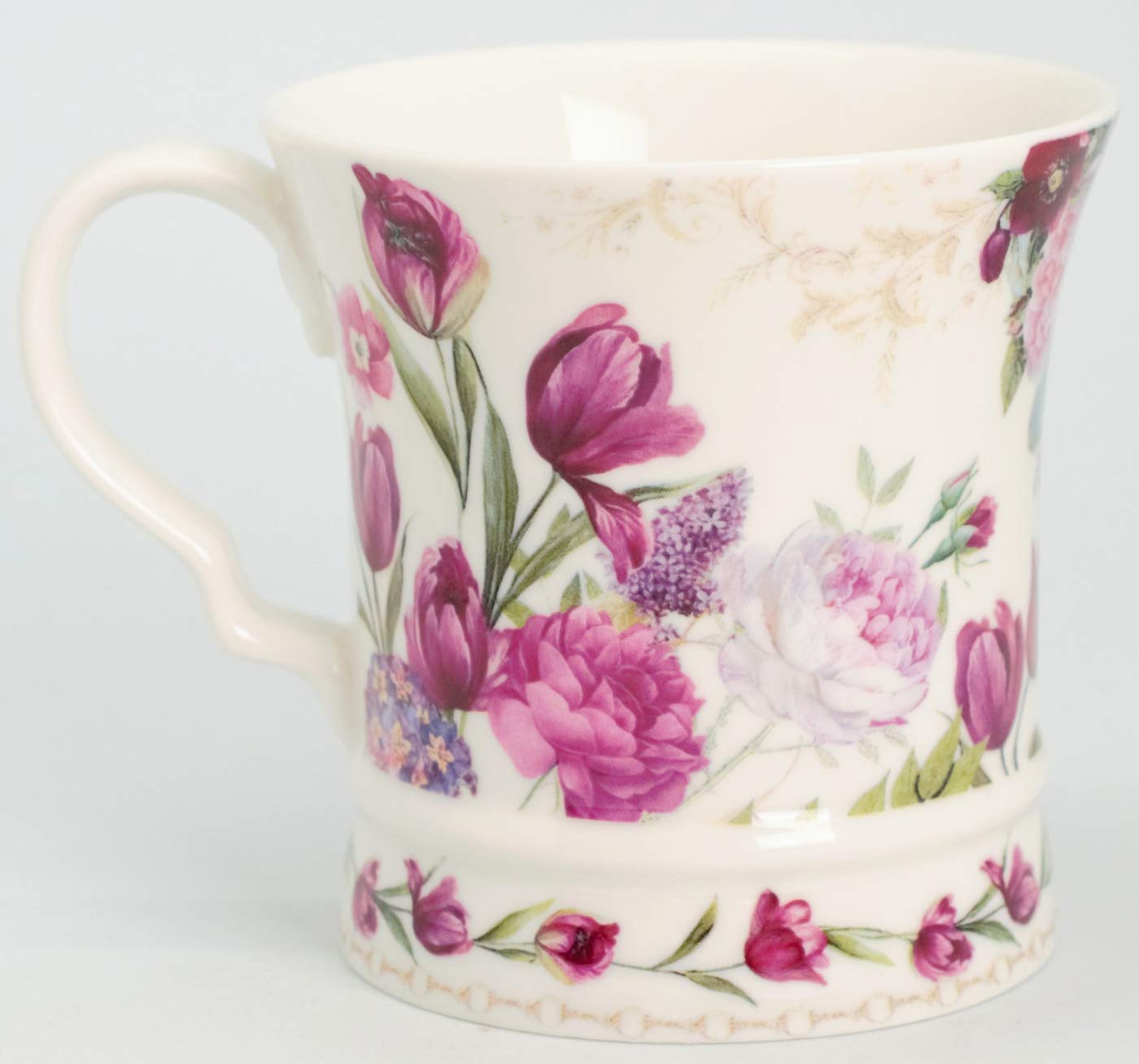 ロイヤルアーデン マグカップ ニューボーンチャイナ ギフト ボックス入り 電子レンジ対応 300ml フラワー 37670