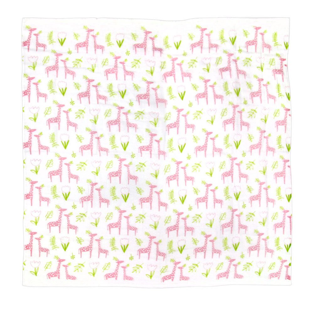 オルネット Hug Me OGおくるみ3重ガーゼケット ジラフ ピンク OGHW0816PK