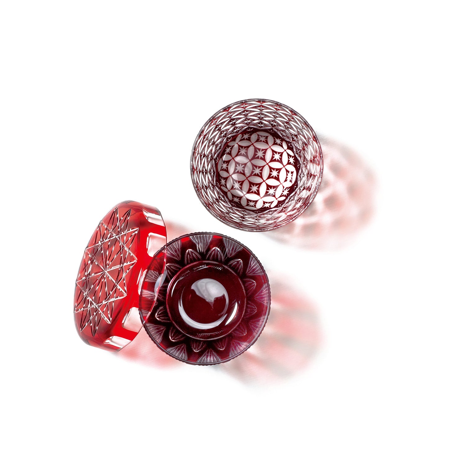 廣田硝子 蓋ちょこ 江戸切子 カマボコ FC-07