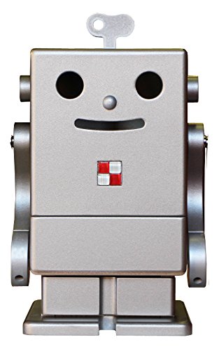 木製卓上収納ボックス ロボット ピコ ダークシルバー PICO 収納家具/小物収納/ミニロビット/ペン立て/スパイスラック/日本製/個性的/かわいい