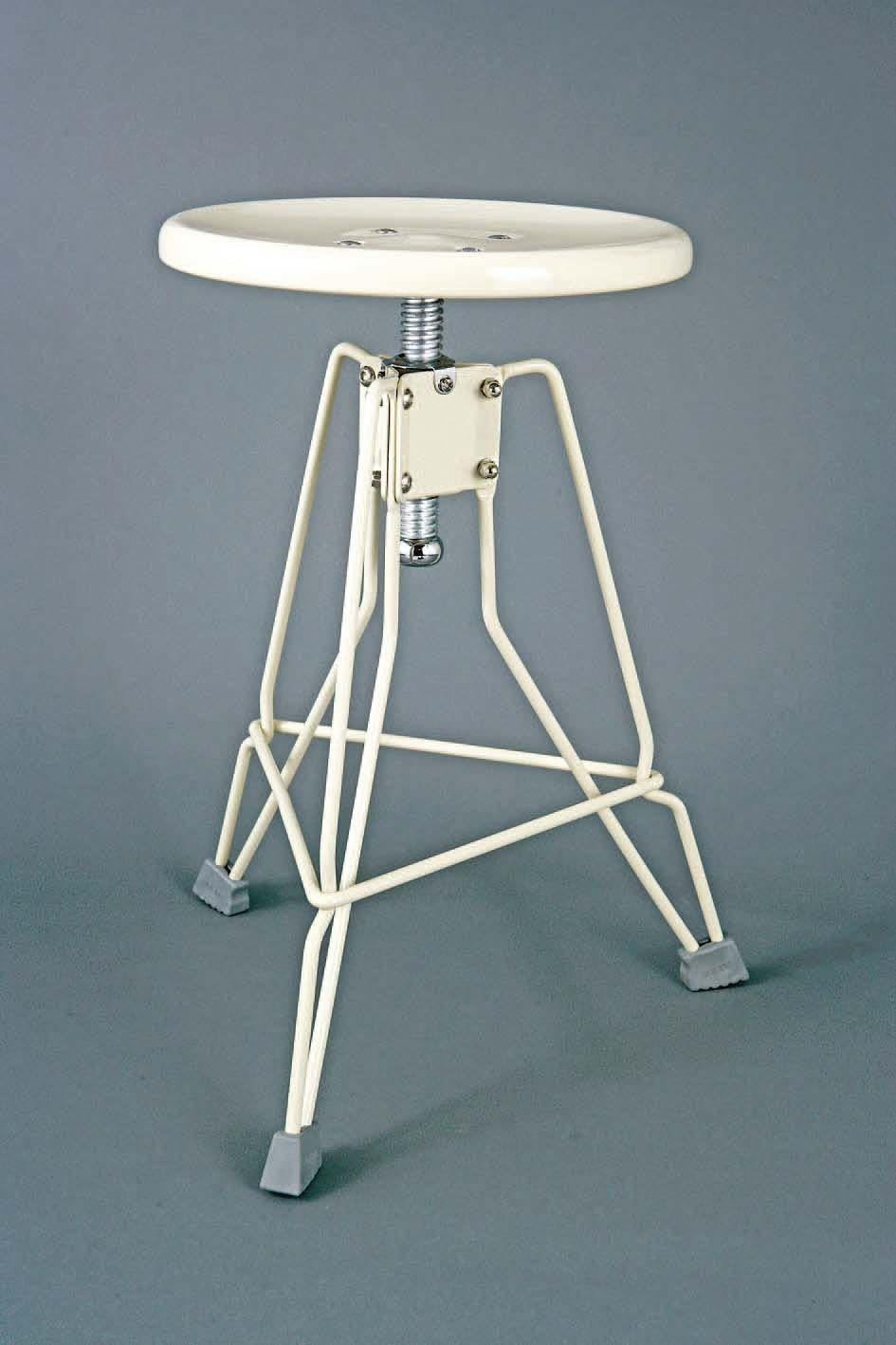 ダルトン(Dulton) 椅子 スツール クリッパー2 アイボリー 高さ440~480×幅385×奥行350mm STOOL ''CLIPPER II'' IVORY 100-253IV