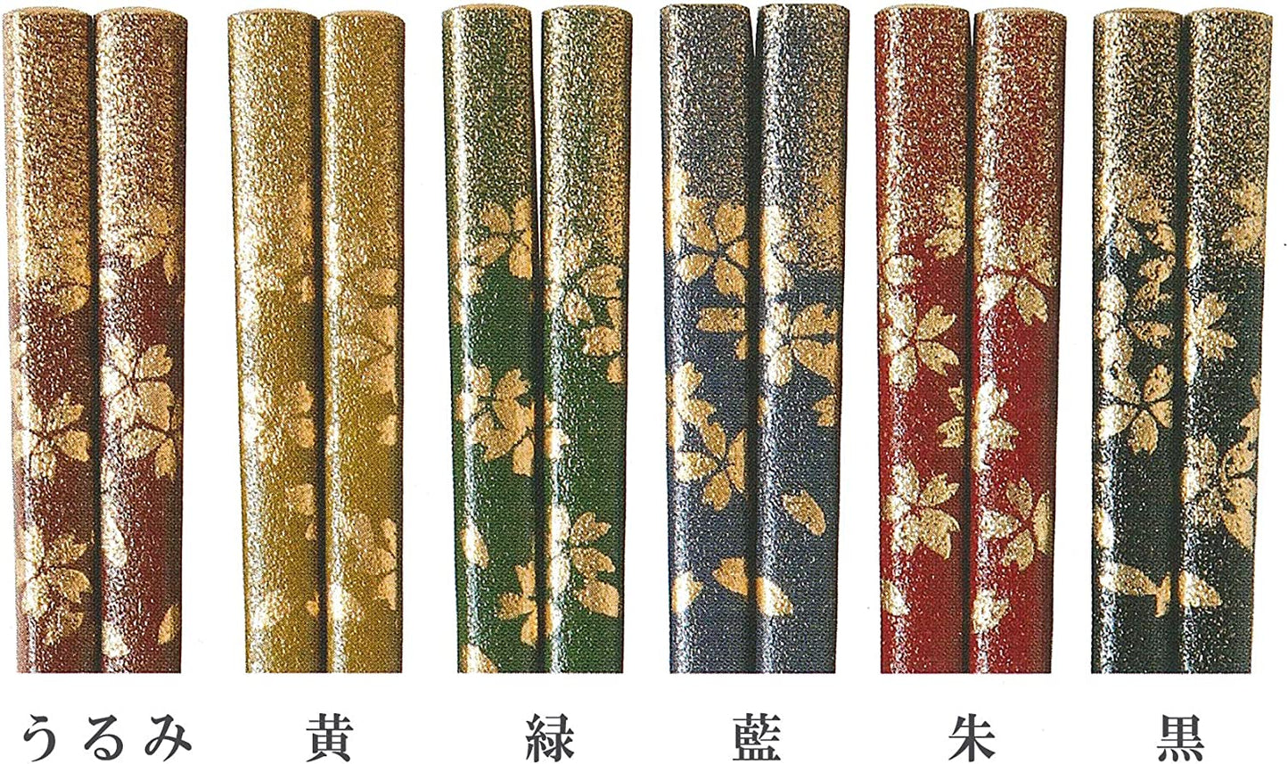 橋本幸作漆器店 箸「桜ふぶき」桐箱入り [ 22.5㎝ / 日本製 ] 輪島うるし塗